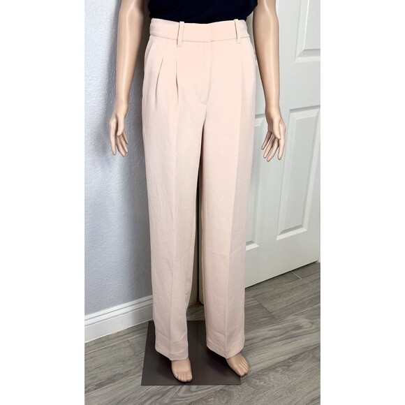 Aritzia Pants - Aritzia Wilfred The Effortless Pant Women’s 0 Blush Pink High Rise Wide Leg